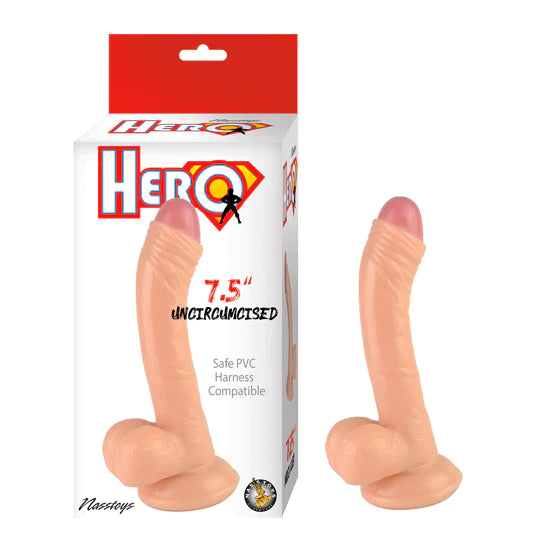 Dildo Hero 7.5" Uncircumcised