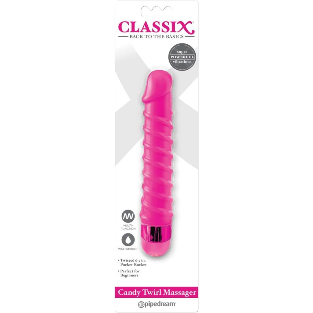 Vibrador con forma estimulante.