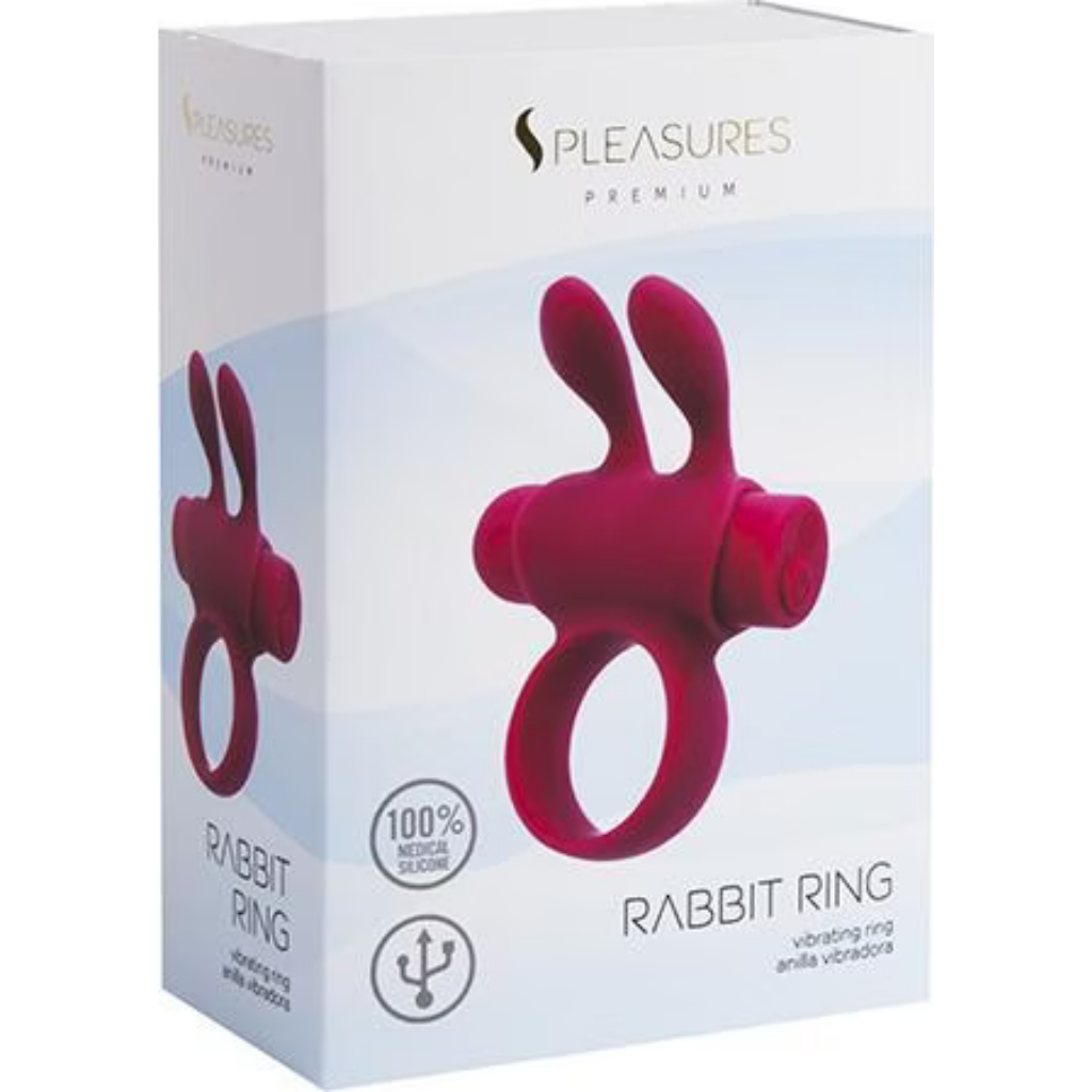 Anillo para el pene recargable y con estimulador de clítoris