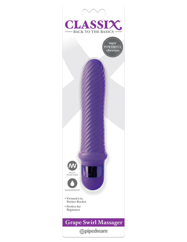 Potente vibrador con velocidades.