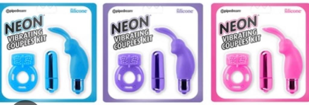 Neon Vibrating Couples Kit